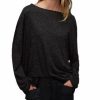 Women * | Rita Shimmer Tee Allsaints Black