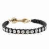 Accessory * | Crystal Tennis Bracelet Allsaints Black