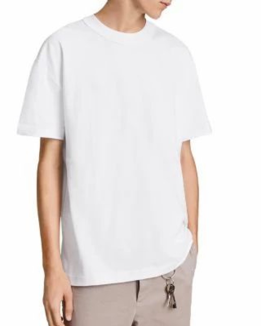 Men * | Isac Oversized Fit Short Sleeve Crew Tee Allsaints