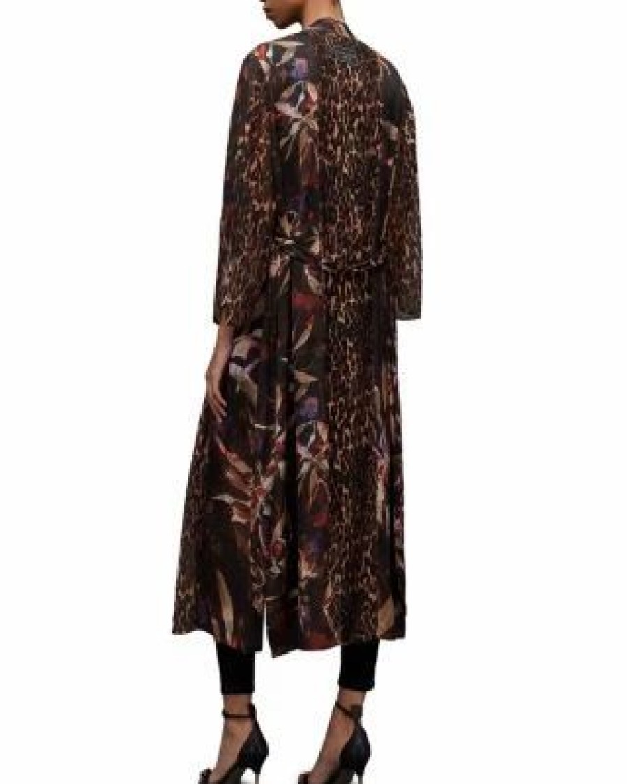 Women * | Elsa Tippi Kimono Allsaints Brown