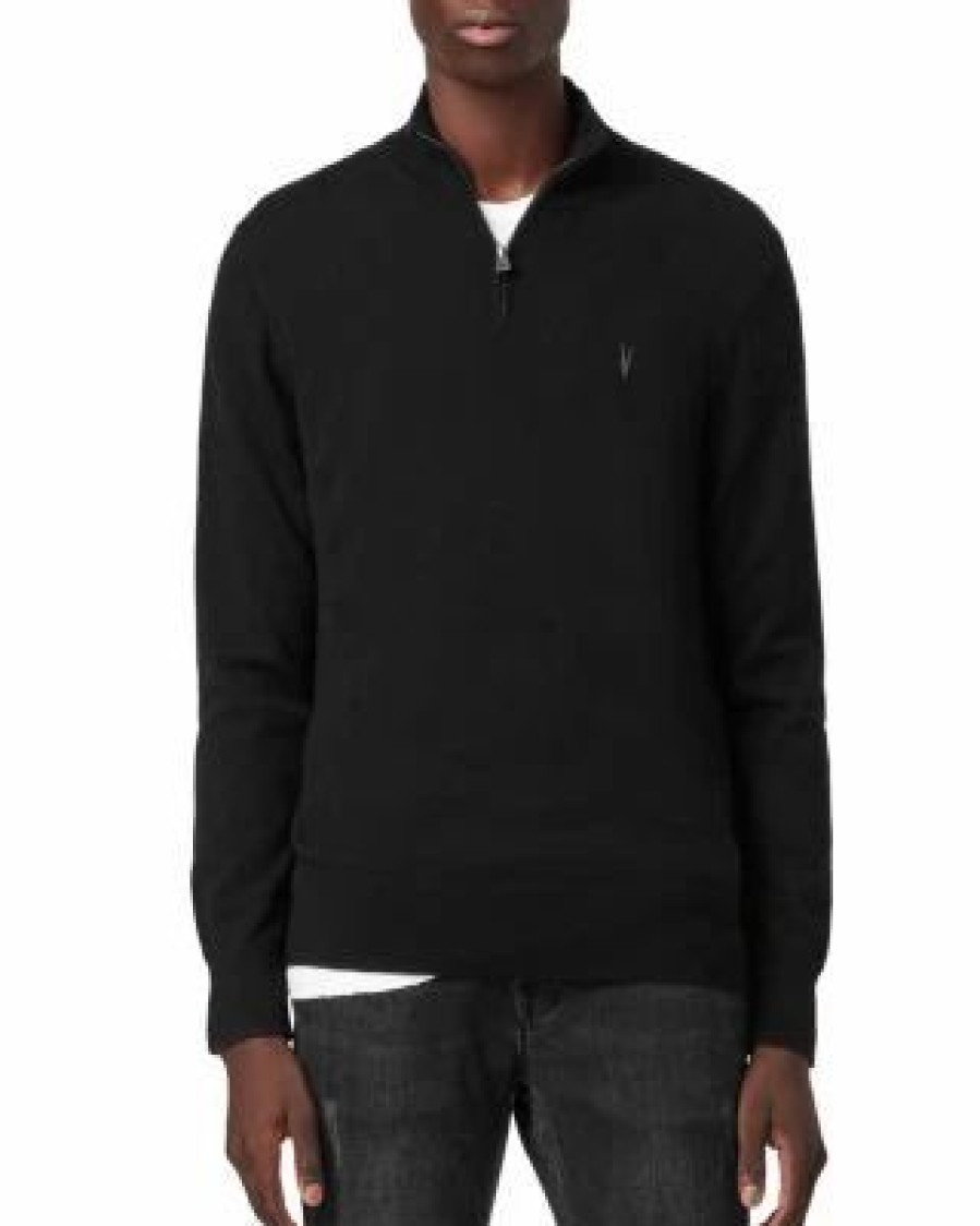 Men * | Kilburn Quarter Zip Sweater Allsaints