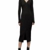 Women * | Chara Long Sleeve Dress Allsaints Black