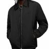 Men * | Beatty Nylon Full Zip Jacket Allsaints Black