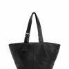 Accessory * | Aika Leather Tote Allsaints Black