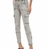 Women * | Duran Mid Rise Skinny Cargo Pants Allsaints Gray