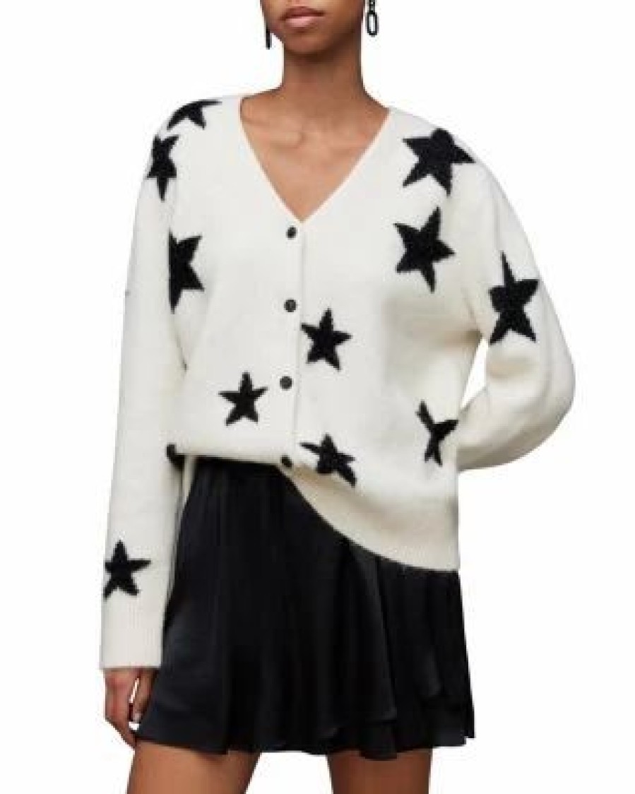 Women * | Starlet Cardigan Allsaints White