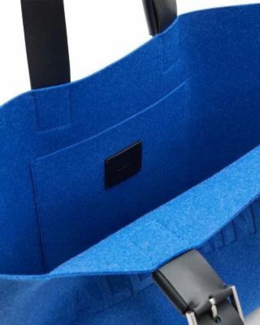 Accessory * | Anik Felt East West Tote Allsaints Blue