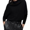 Women * | Ridley Cropped Sweater Allsaints Black