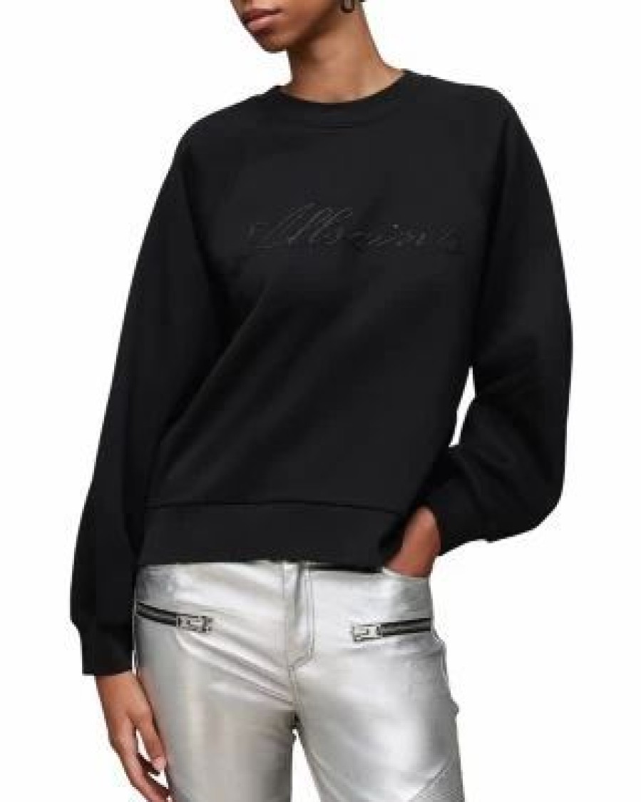 Women * | Cygnet Bullion Sweatshirt Allsaints Black