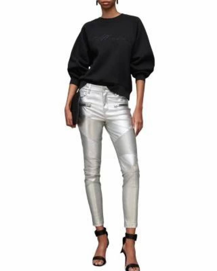 Women * | Cygnet Bullion Sweatshirt Allsaints Black