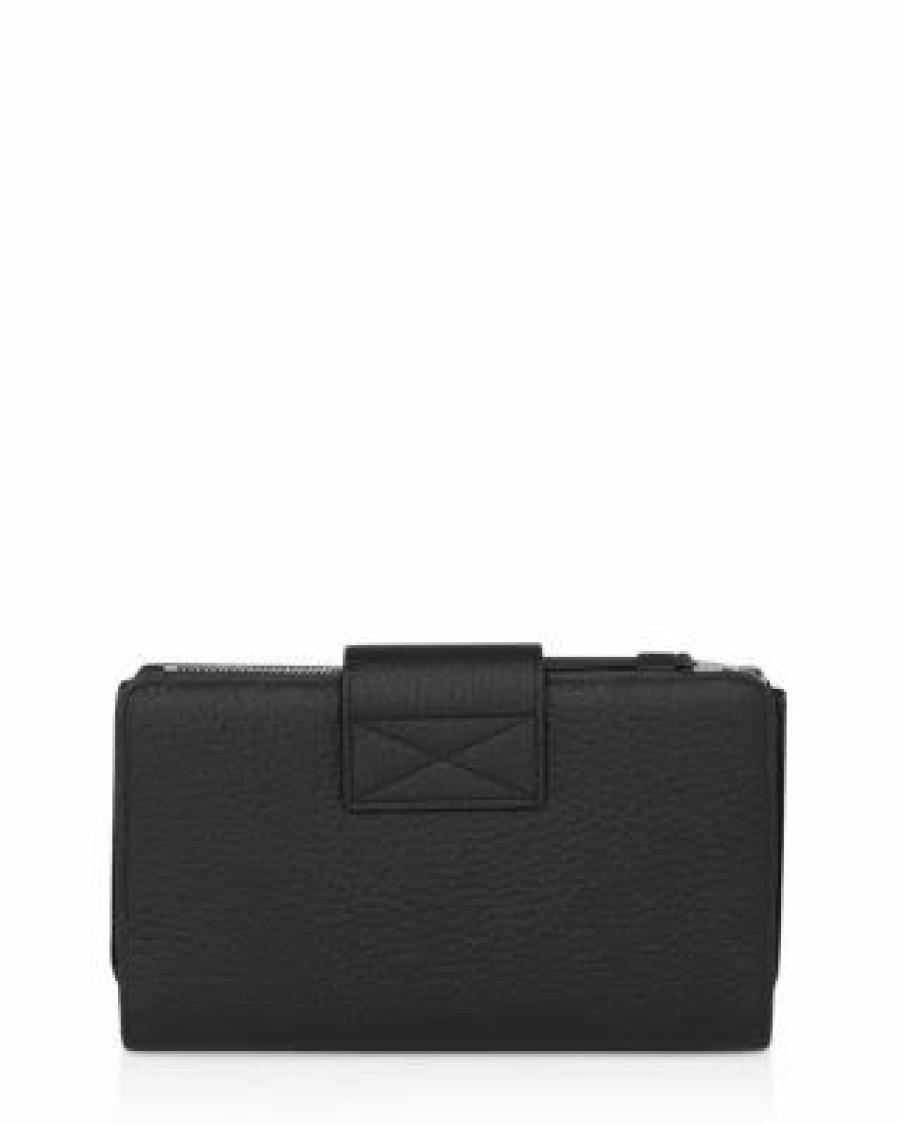 Accessory * | Ray Leather Wallet Allsaints Black