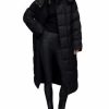 Women * | Allana Hooded Puffer Coat Allsaints Black