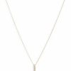 Accessory * | Imitation Pearl Halo Pendant Necklace, 18 Allsaints White