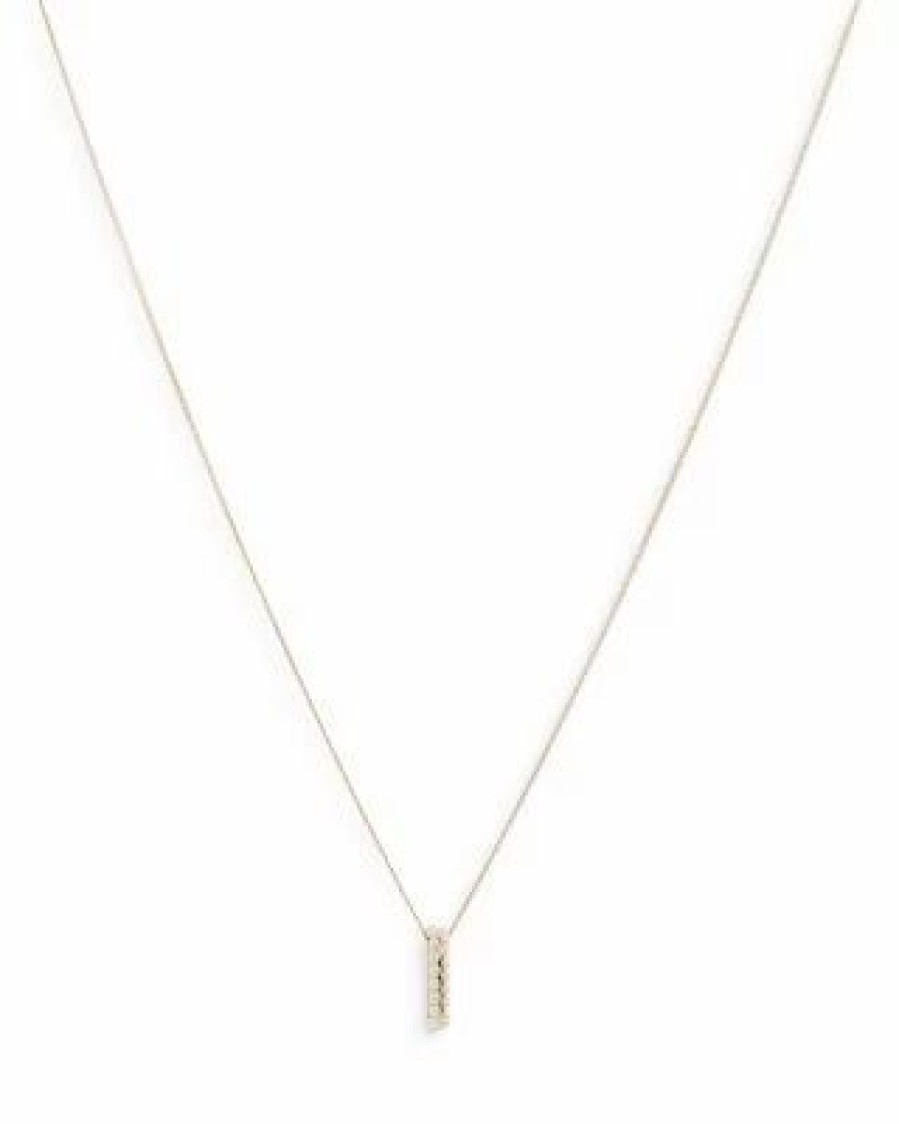 Accessory * | Imitation Pearl Halo Pendant Necklace, 18 Allsaints White