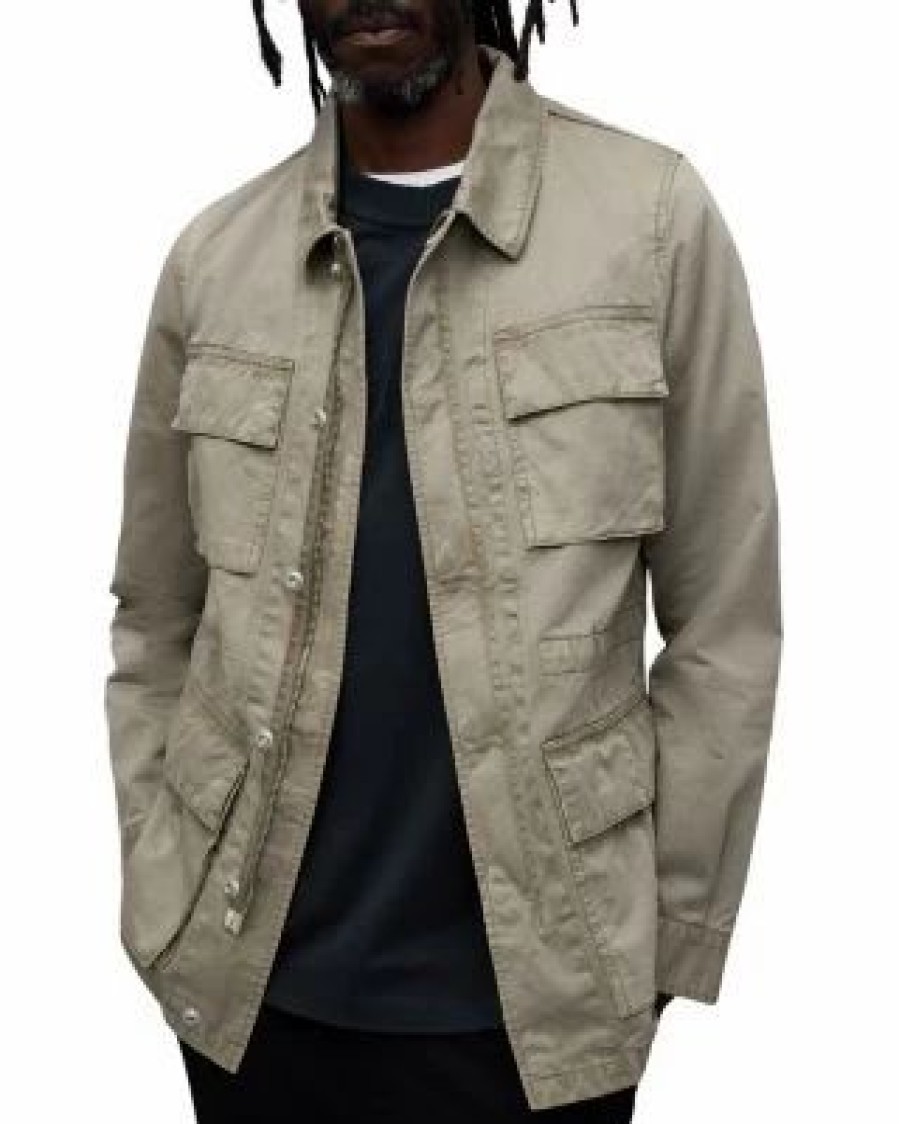 Men * | Ribas Field Jacket Allsaints Green