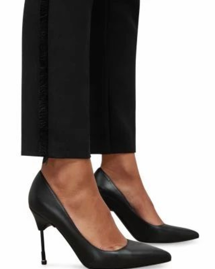 Shoes * | Women'S Nova Court Pointed Toe High Heel Pumps Allsaints Black