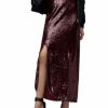 Women * | Opal Sparkle Skirt Allsaints Red