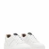 Shoes * | Women'S Vix Lace Up Low Top Sneakers Allsaints White