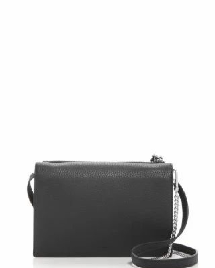 Accessory * | Fetch Leather Chain Wallet Allsaints Black