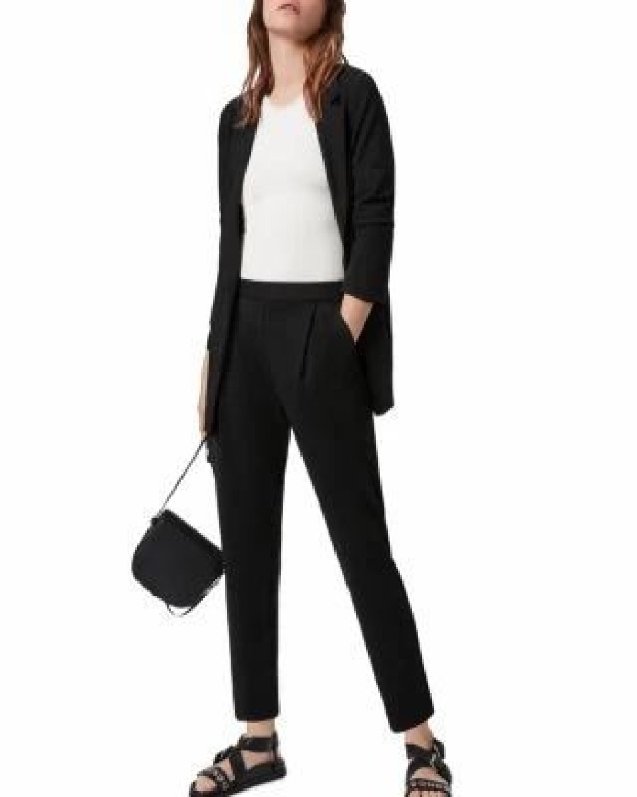 Women * | Aleida Jersey Blazer Allsaints Black