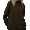 Women * | Kiki Cashmere & Wool Sweater Allsaints Green