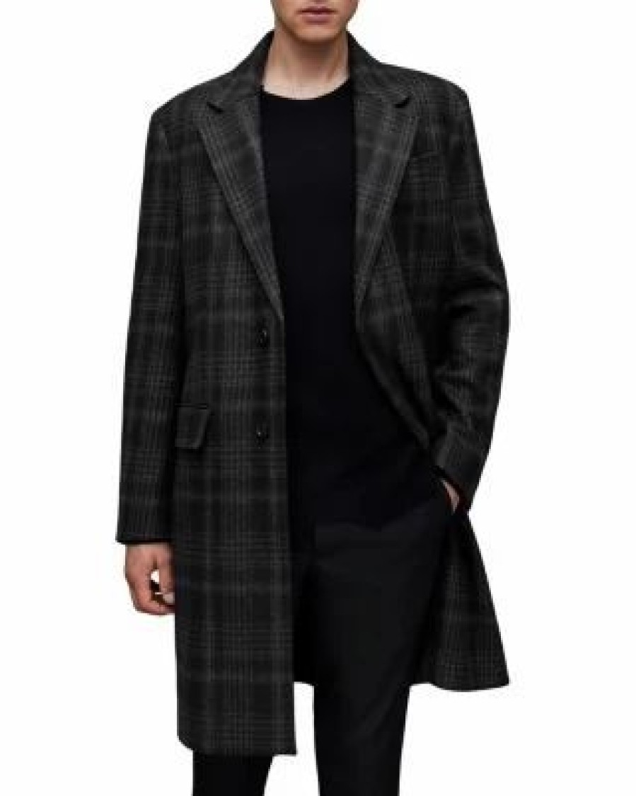 Men * | Sargas Coat Allsaints Black