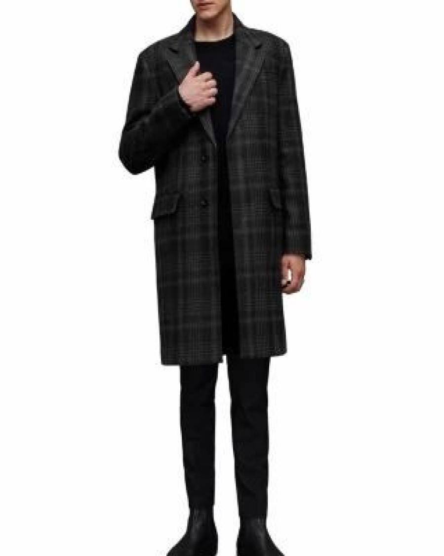 Men * | Sargas Coat Allsaints Black