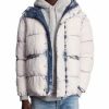 Men * | Howden Hooded Puffer Jacket Allsaints Ivory/Cream