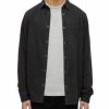 Men * | Gleason Long Sleeve Denim Shirt Allsaints Black