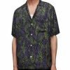 Men * | Relaxed Fit Short Sleeve Camp Shirt Allsaints Multi