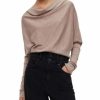 Women * | Ridley Cowl Neck Cropped Sweater Allsaints