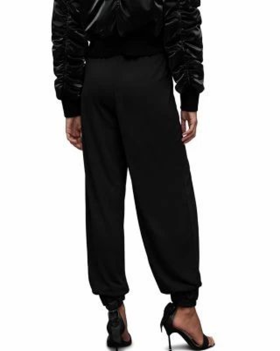 Women * | Aurie Split Front Trousers Allsaints Black