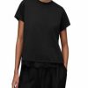 Women * | Lee Lace Back Tee Allsaints Black