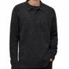 Men * | Shapley Long Sleeve Polo Sweater Allsaints