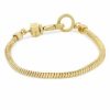 Accessory * | Snake Chain Flex Bracelet In Tone Allsaints Gold