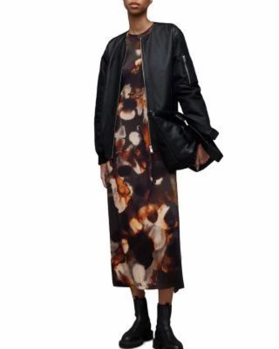 Women * | Katlyn Mars Printed Midi Dress Allsaints Multi