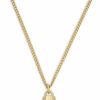 Accessory * | Hexagon Bold Pendant Necklace, 17-19 Allsaints Gold