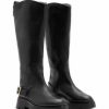 Shoes * | Women'S Opal Pull On Riding Boots Allsaints Black