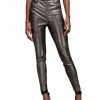 Women * | Ina Metallic Skinny Pants Allsaints Gray