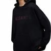 Women * | Shadow Etienne Logo Hoodie Allsaints Black