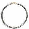 Accessory * | Crystal Tennis Necklace, 15.5 Allsaints Black