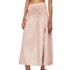 Women * | Alex Smocked Maxi Skirt Allsaints Pink