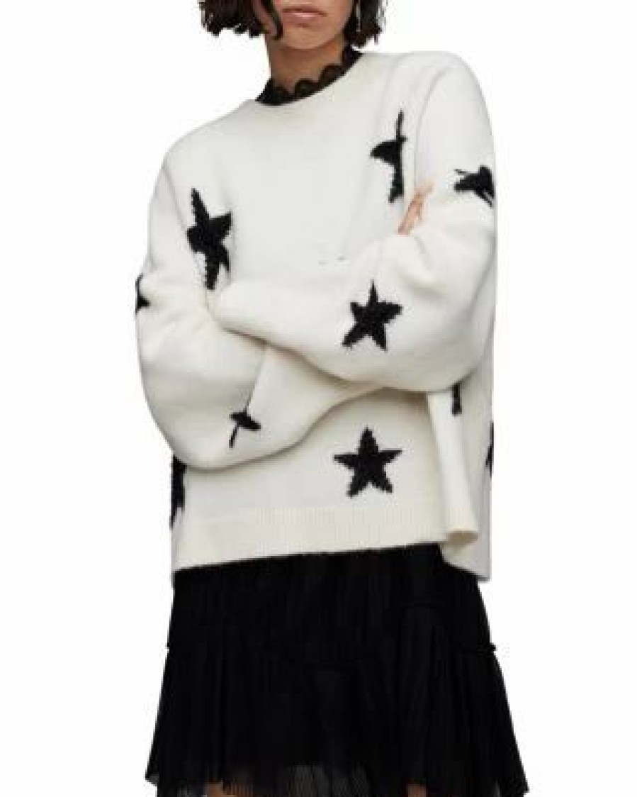 Women * | Starlet Sweater Allsaints White