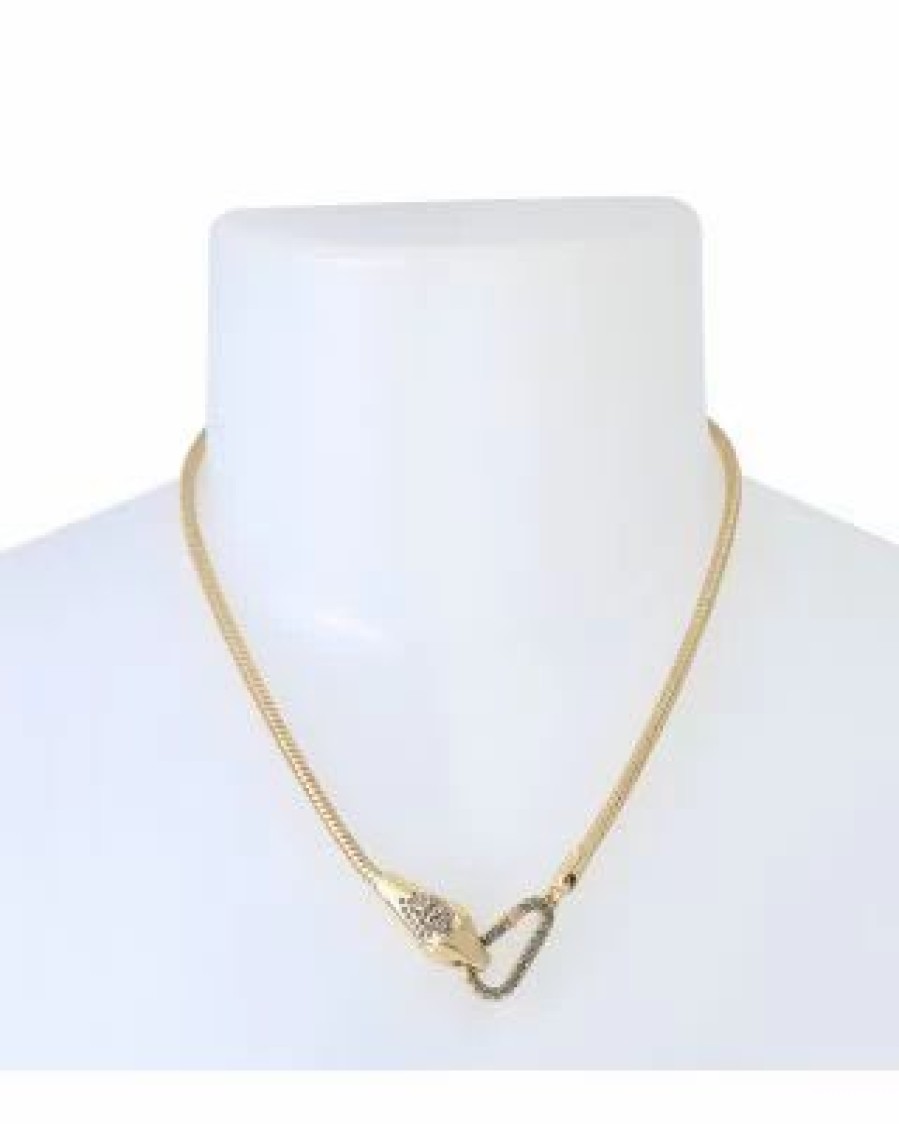 Accessory * | Snake Head Strand Necklace, 16.5 Allsaints Gold