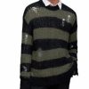 Men * | Sid Destructed Crewneck Sweater Allsaints Multi