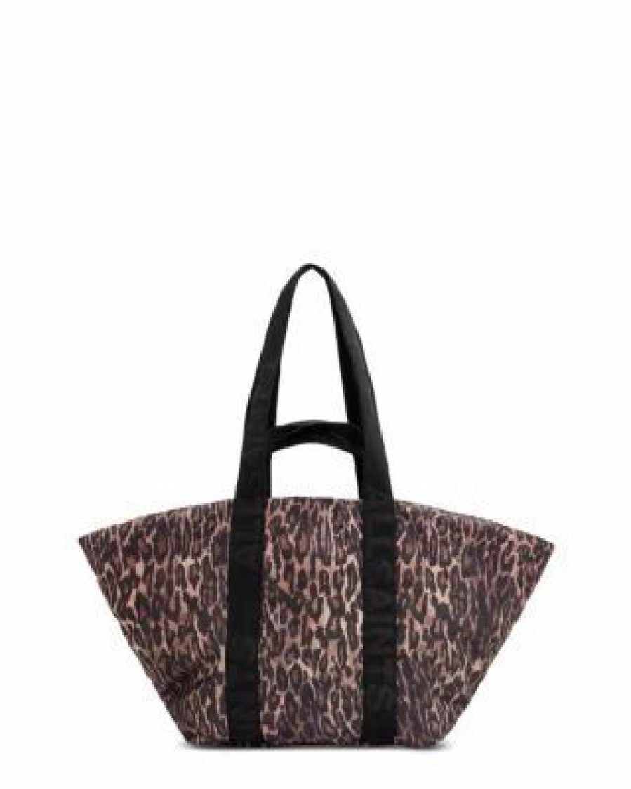 Accessory * | Esme Anita Nylon Tote Allsaints Brown