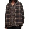 Men * | Isonde Relaxed Fit Printed Long Sleeve Shirt Allsaints Multi