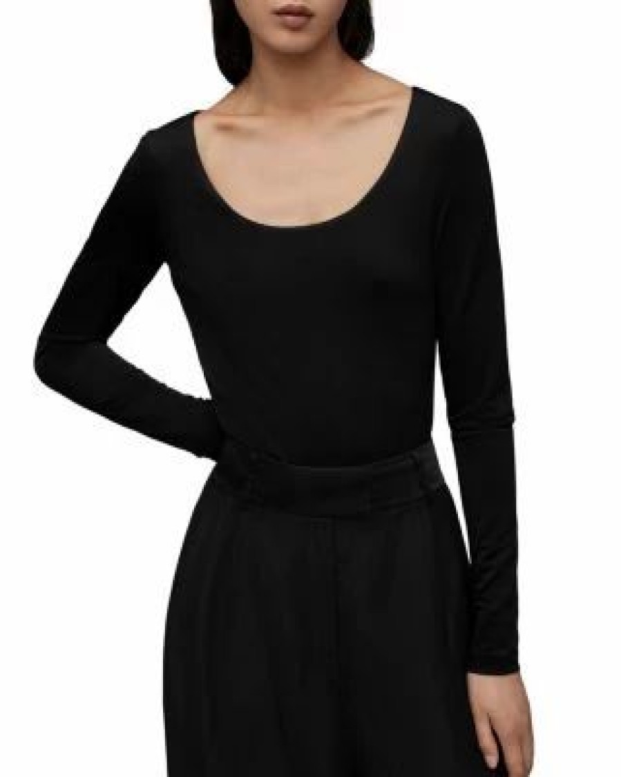 Women * | Katlyn Bodysuit Allsaints Black