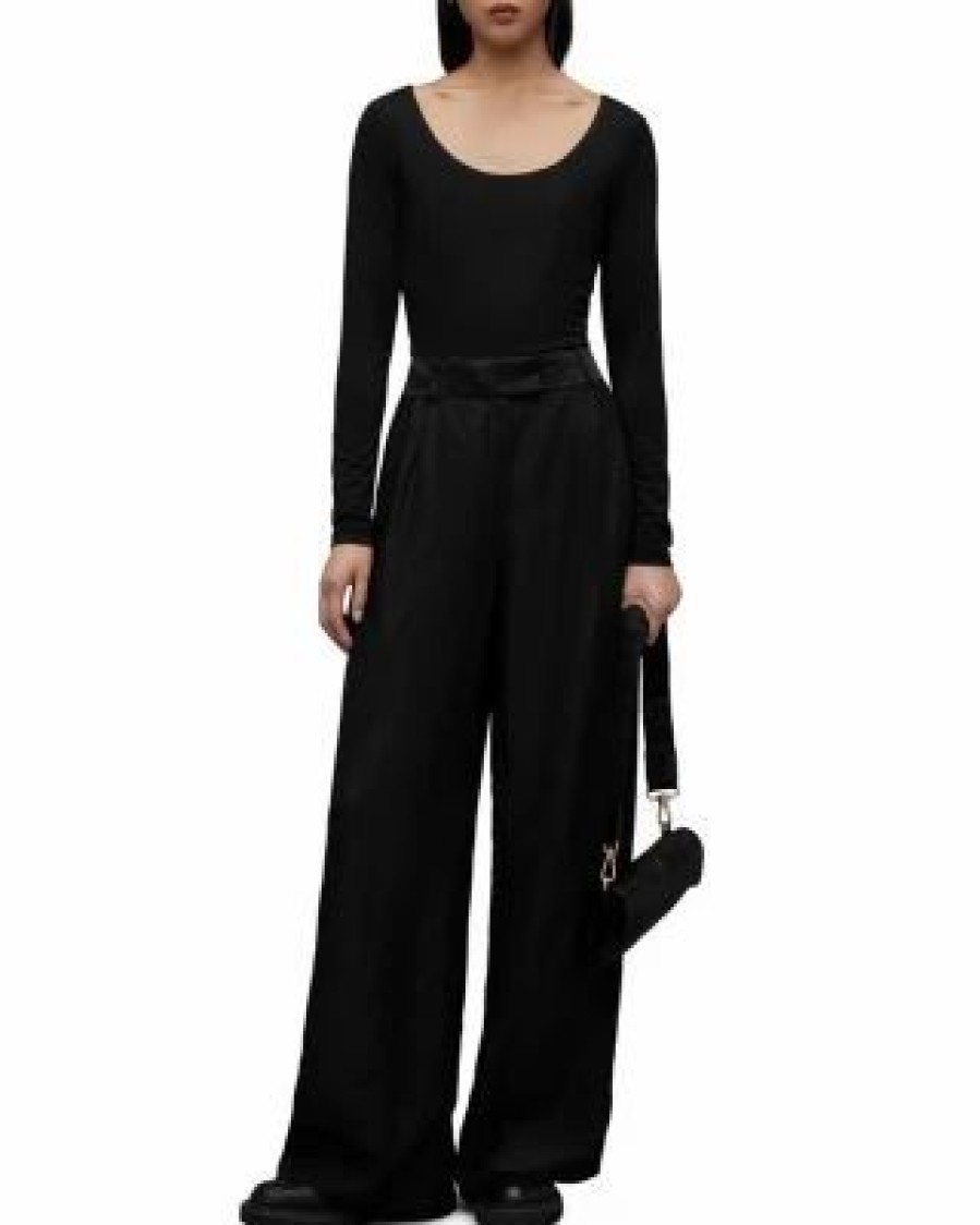 Women * | Katlyn Bodysuit Allsaints Black