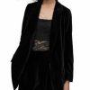 Women * | Aleida Velvet Blazer Allsaints Black